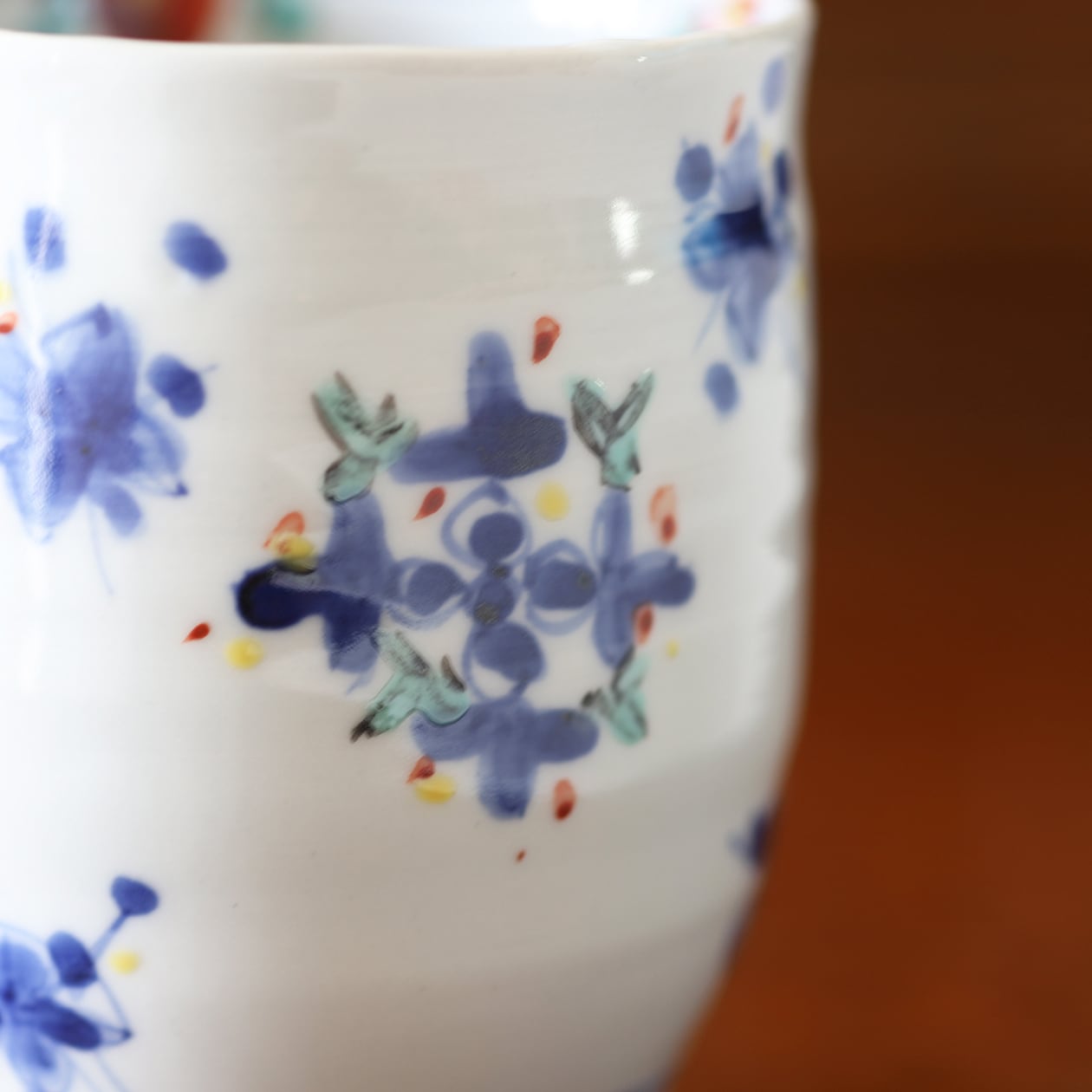 貞土窯【 湯呑 24719-K23 】手造り逸品湯呑 松尾貞一郎 貞土窯