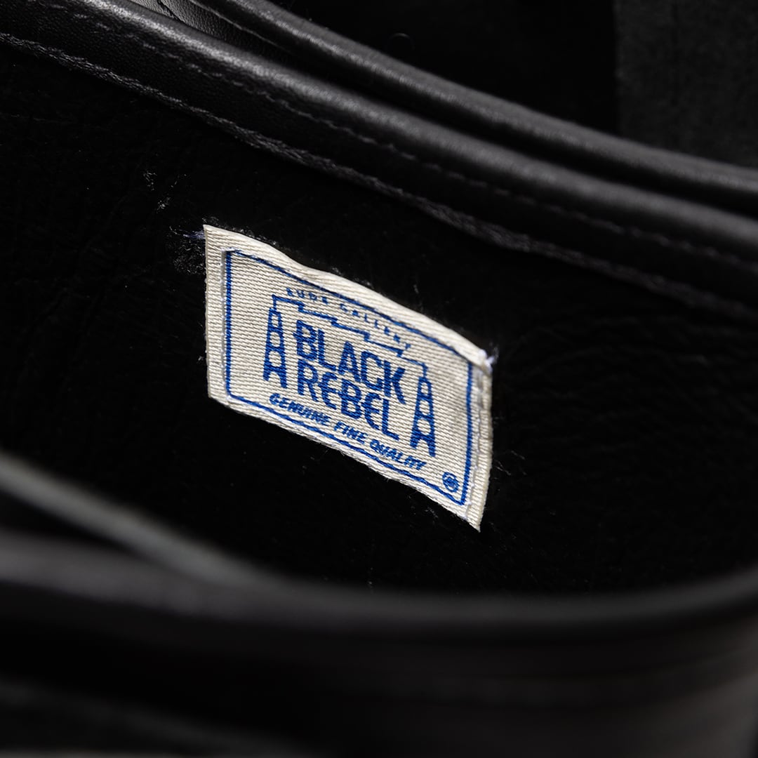 RUDE GALLERY BLACK REBEL : LEATHER ENGINEER BOOTS | Gusset