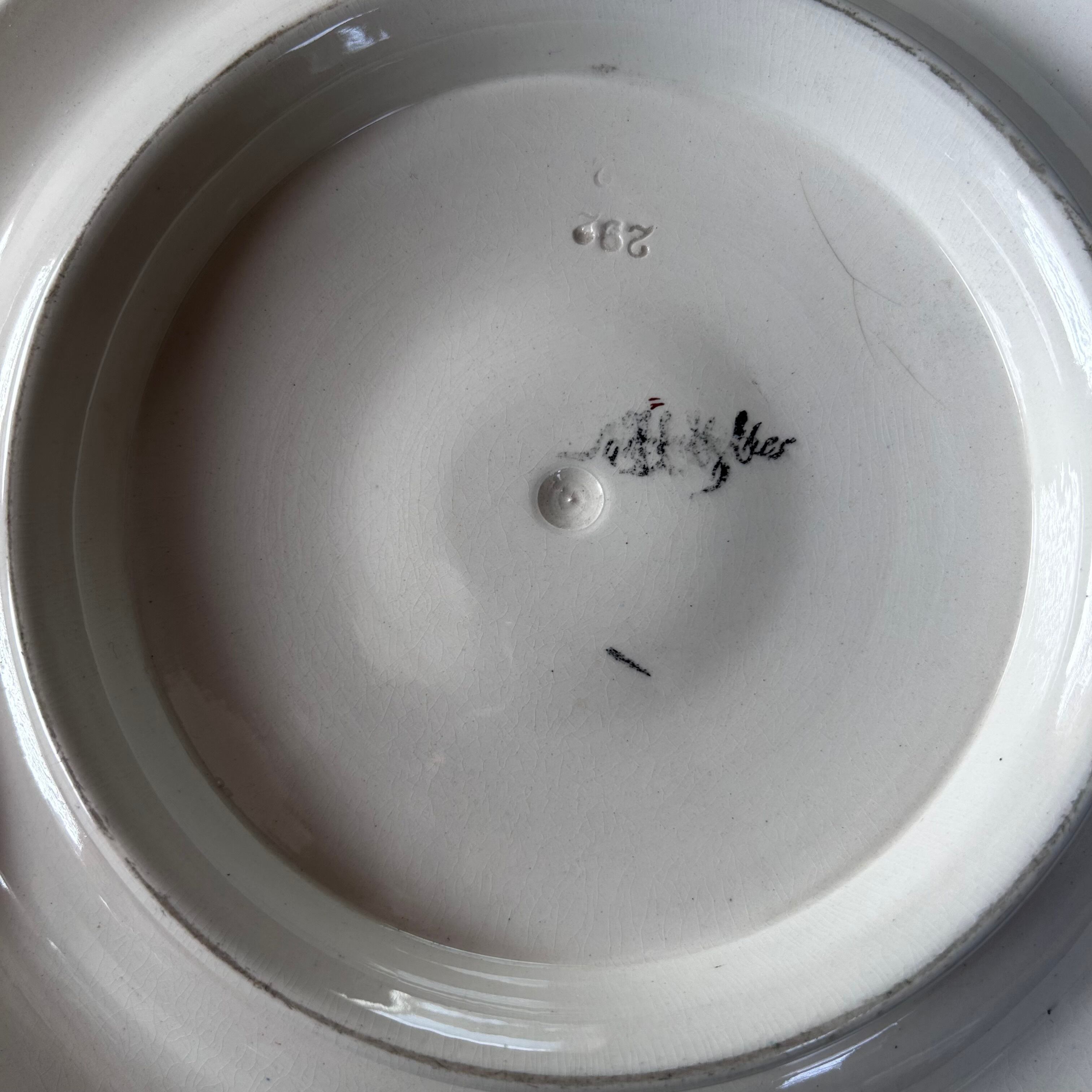 フランスアンティーク】 SARREGUEMINES （サルグミンヌ）Sarreguemines