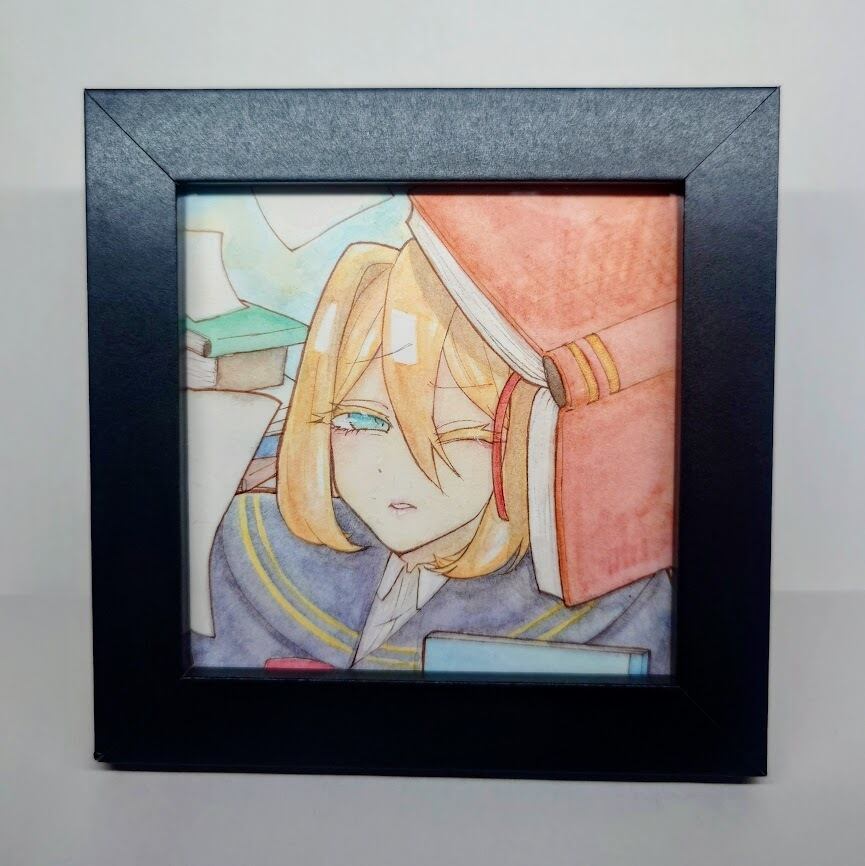 【コラージュ原画】PLAY/CHAOS｜額装済み一点物 中原昌也コラージュ原画（直筆イラストつき） 』（額縁付き）1 | PAY ID
