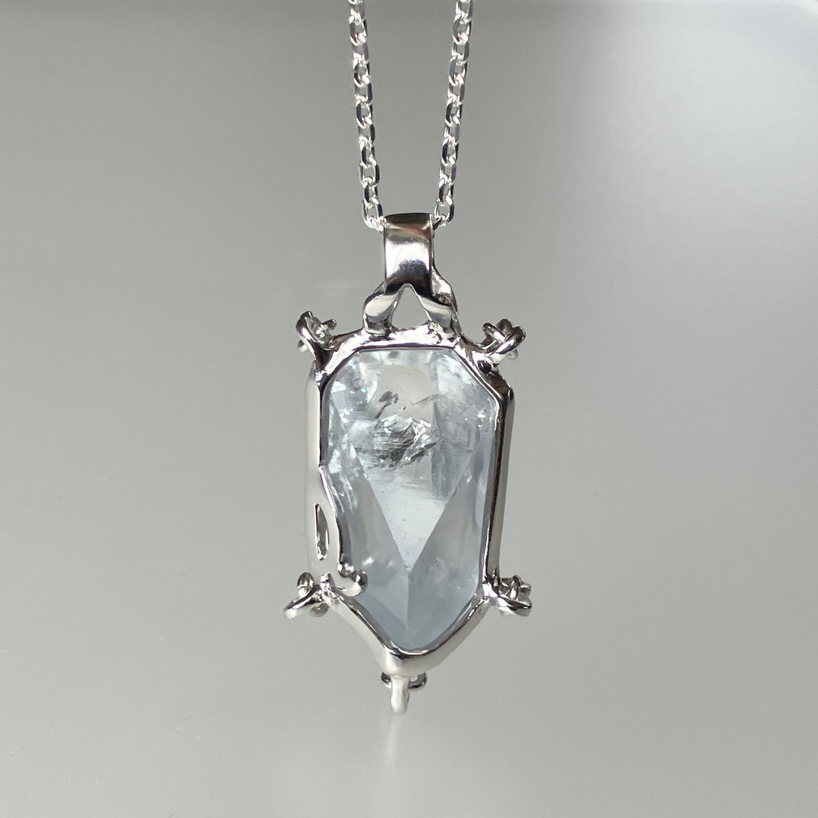 ネックレス Jewelry 45cm by 8.2mmの通販 17.2g ⭐︎天然 アクアマリン 
