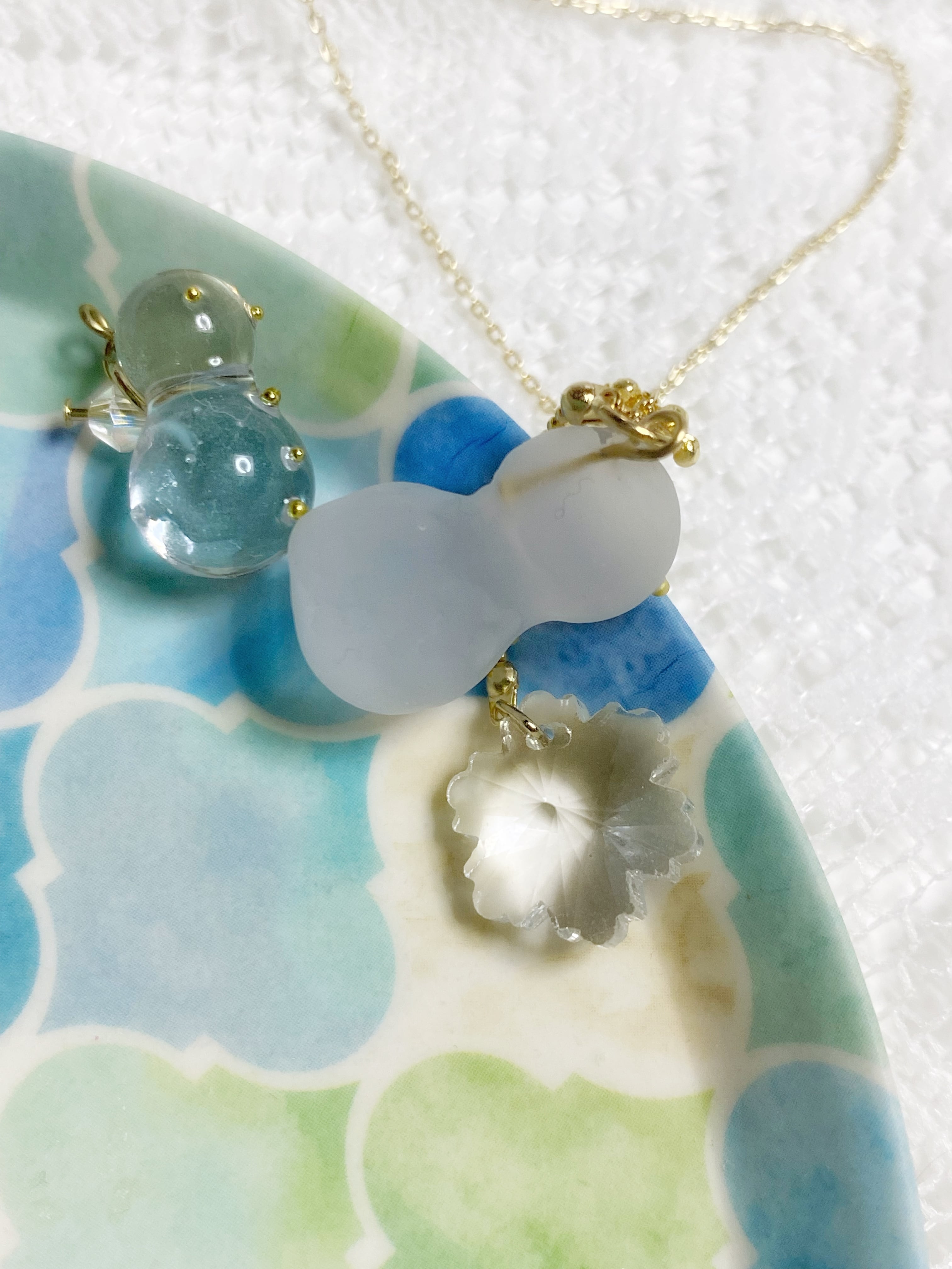 雪だるま ネックレス | Kazahana