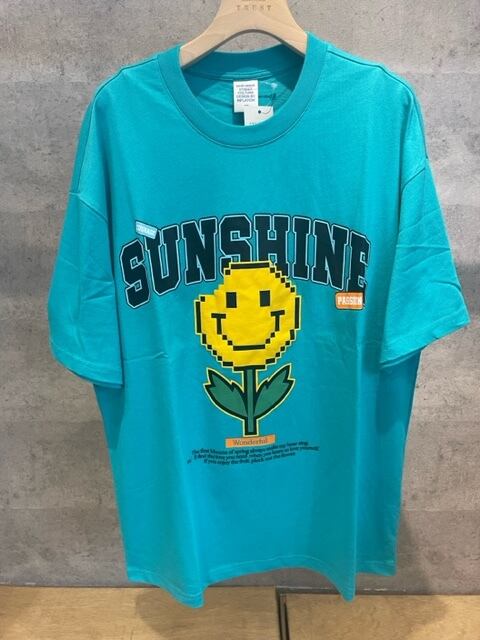 スマイルフラワープリントtee