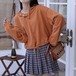 2色／裾ドロストリボンフーディー ・8253