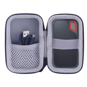 【努力特価】SanDisk Portable SSD 250GB 250GB 500GB 2TB 1TB 対応 専用保護収納ケース-WERJIA (Small)