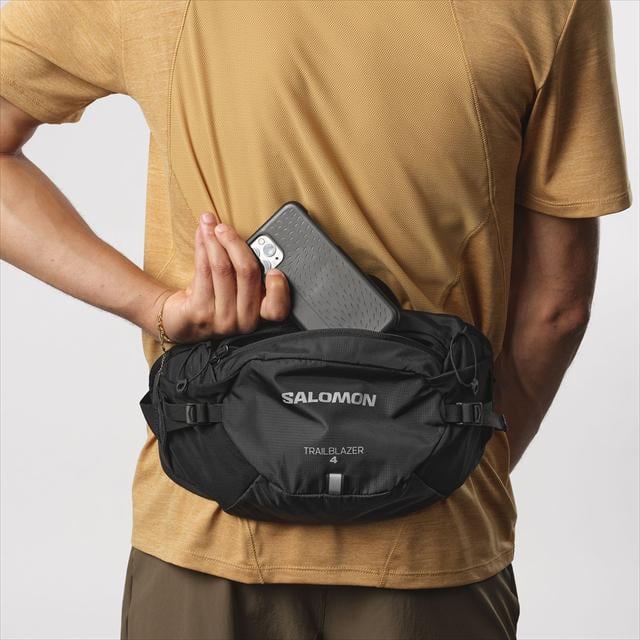 SALOMON サロモン TRAILBLAZER BELT BLACK/ALLOY ウエストバッグ