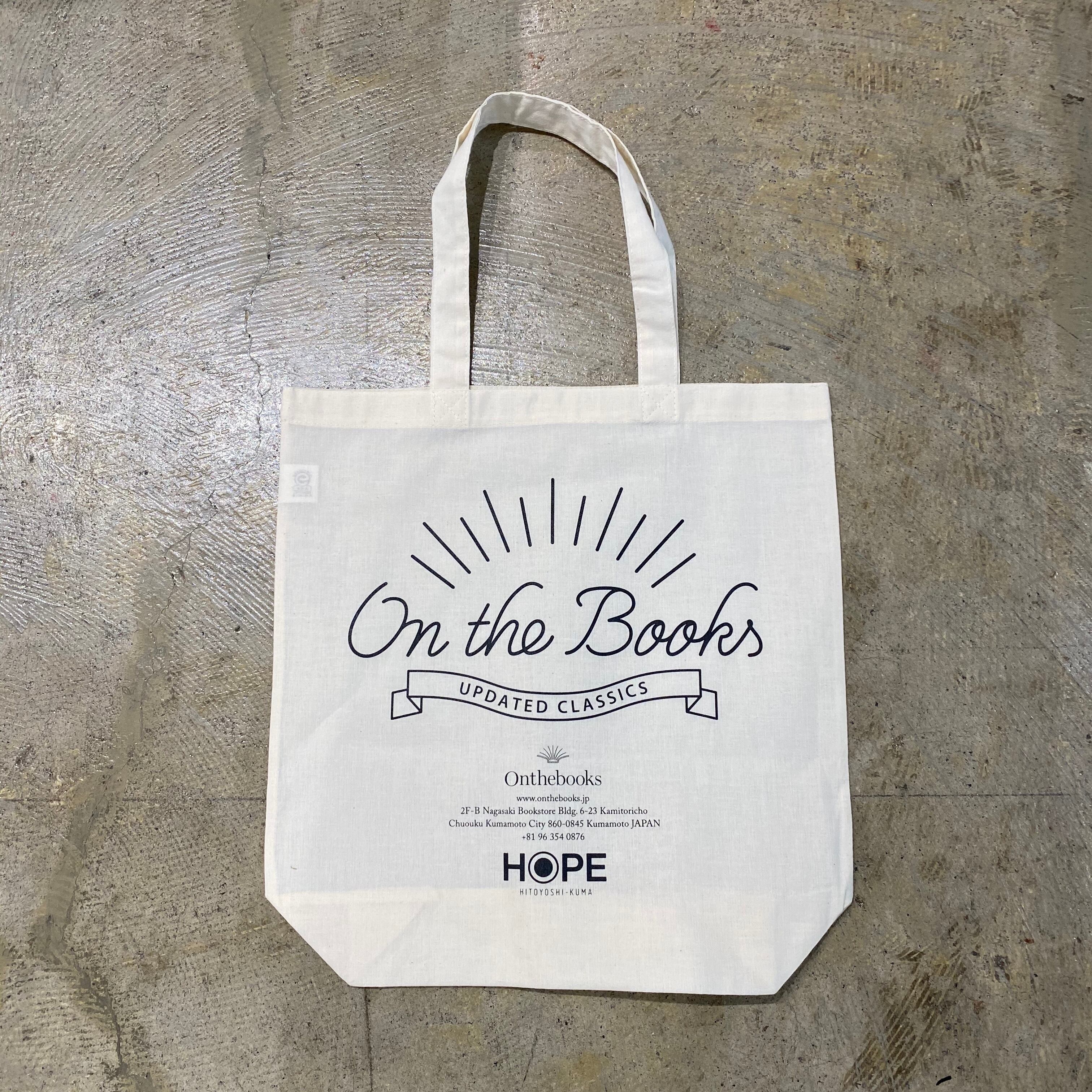 ON THE BOOKS × HOPE HITOYOSHI-KUMA コラボトートバッグ M