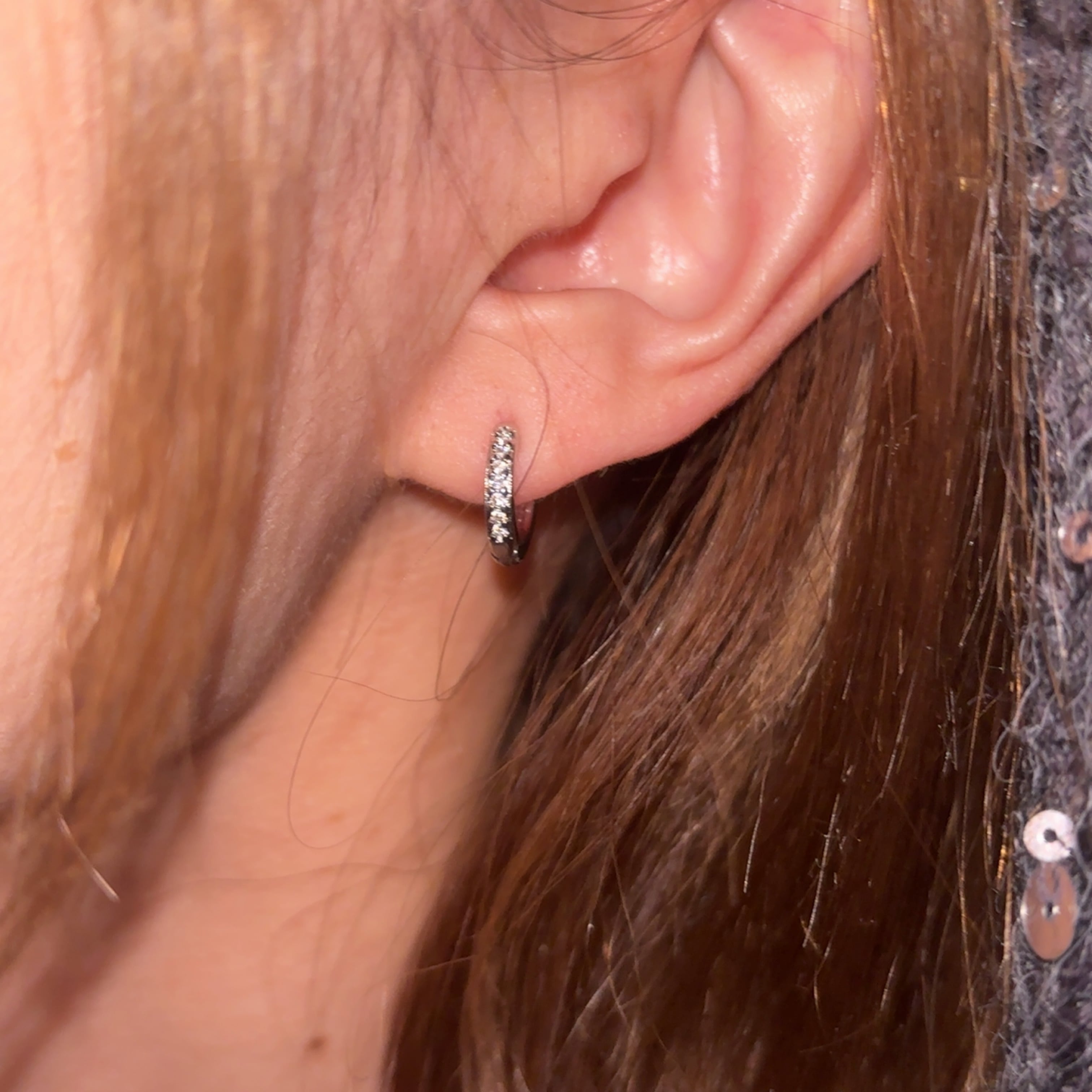 ジルコニアフープピアス (7mm) | milcy（ミルシー） 大人フェミニン