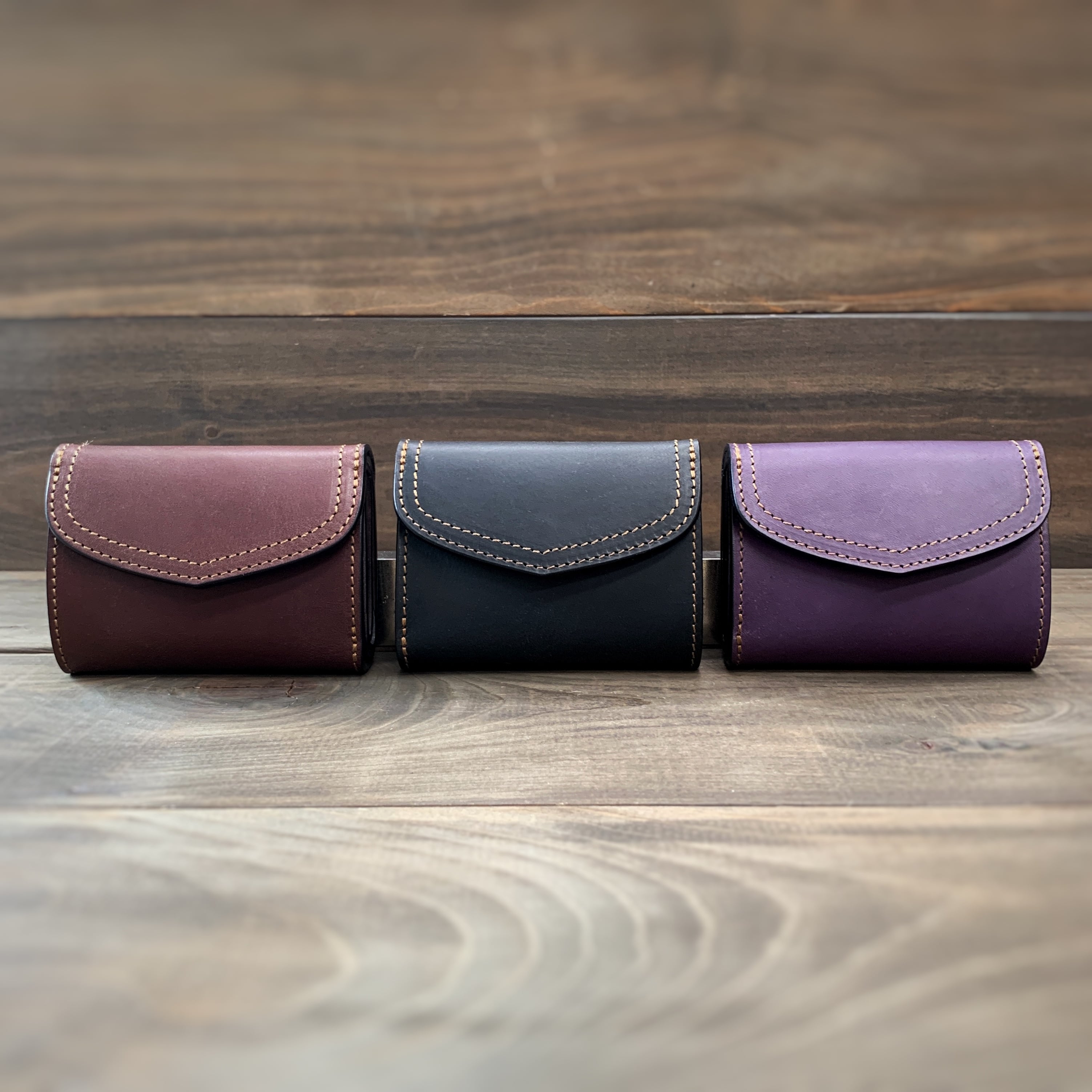 【中古】Roughwelldesign Pixie Wallet 小銭入れ ブラウン ラフウェルデザイン[79][240010453206] RoughWellDesign レザー バッグ レザーウォレット 革製品 専門店