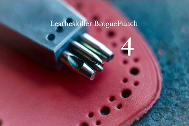 Leatheskiller　 Strap Punch 2+6孔 4mmピッチ/径1.3mm　