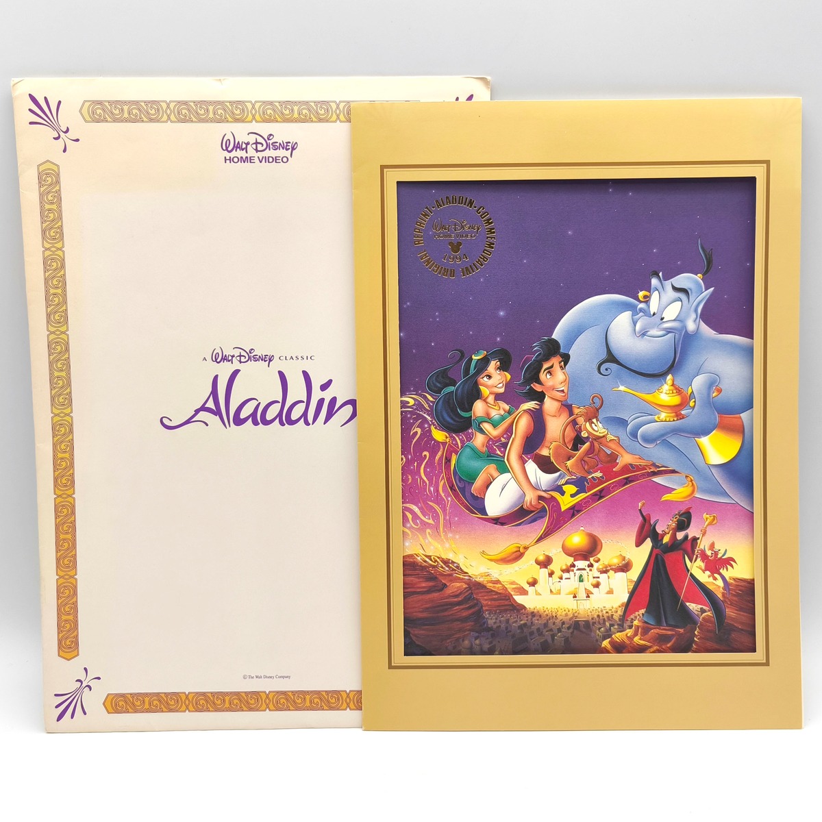 ディズニー・アラジン・オリジナルアート・1994年・ビデオ発売記念 