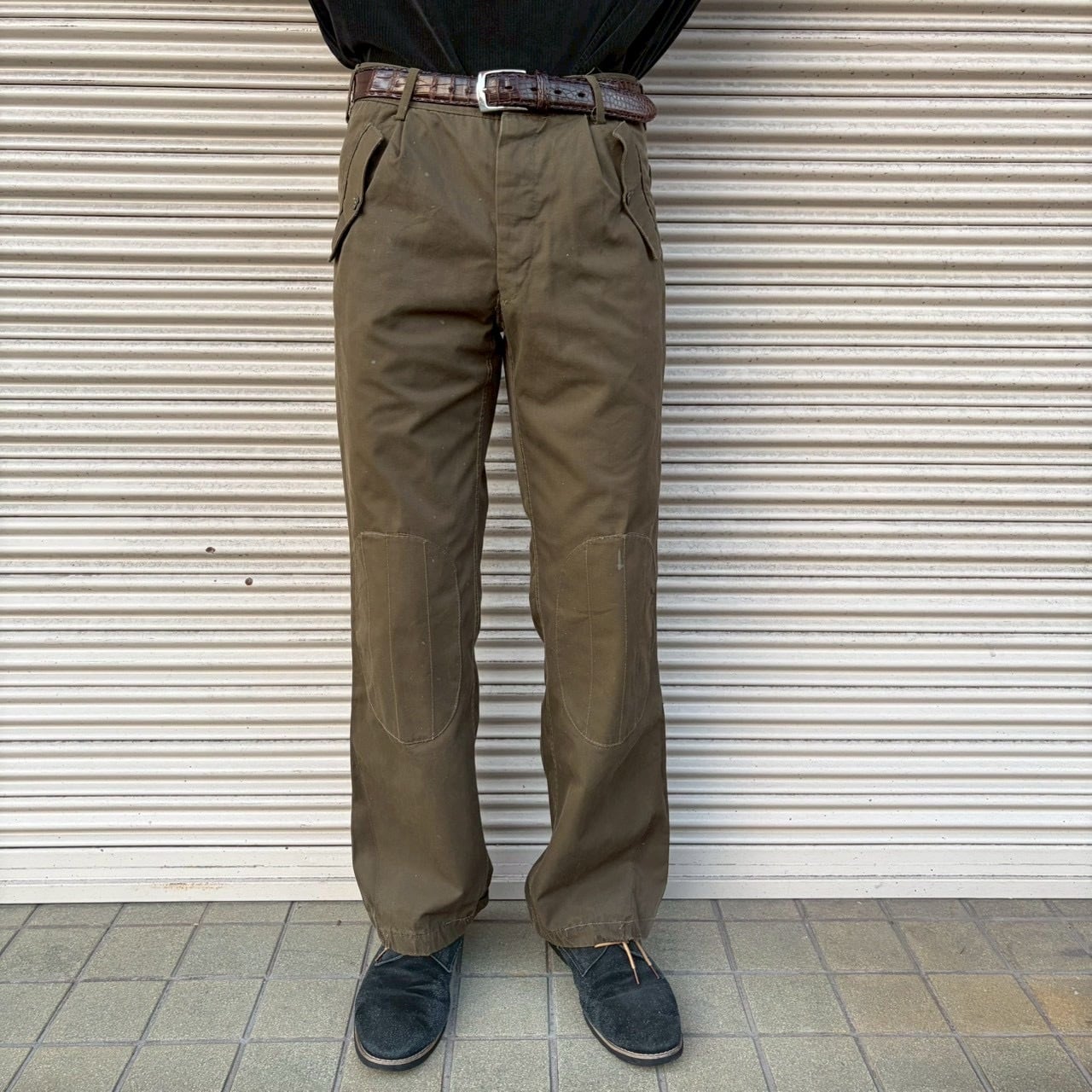 ［値下げ］70s イタリア軍 コンバットパンツ フレア ユーロ　ミリタリー 180308928_e2a2aaa5-0b5e-4087-