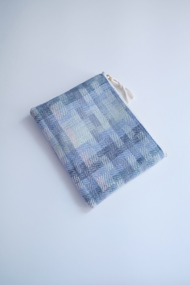 【14cm】Hand-woven mini pouch / 日の名残り　＃2