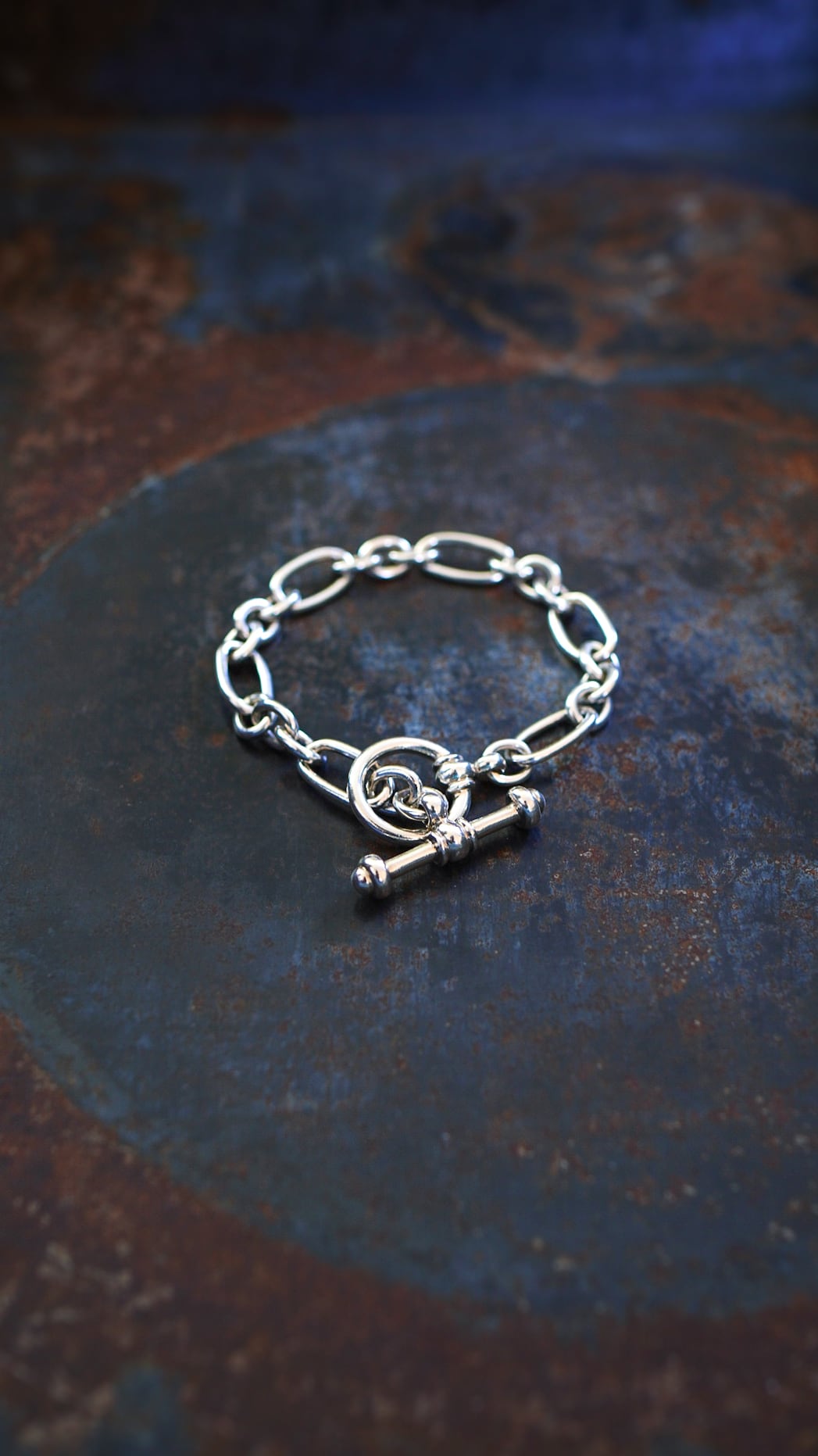 【VINTAGE】TIFFANY&Co. ティファニー パロマ・ピカソ グルーヴ リンク トグル ブレスレット 《シルバー925 ヴィンテージ オールド メンズ レディース》