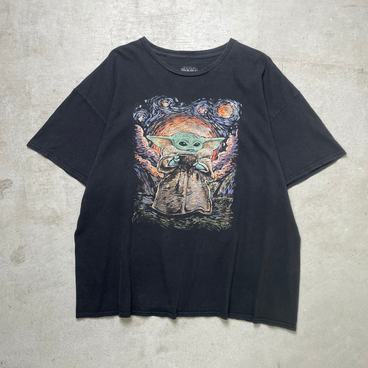 STAR WARS スターウォーズ グローグー ベビーヨーダ プリントTシャツ 