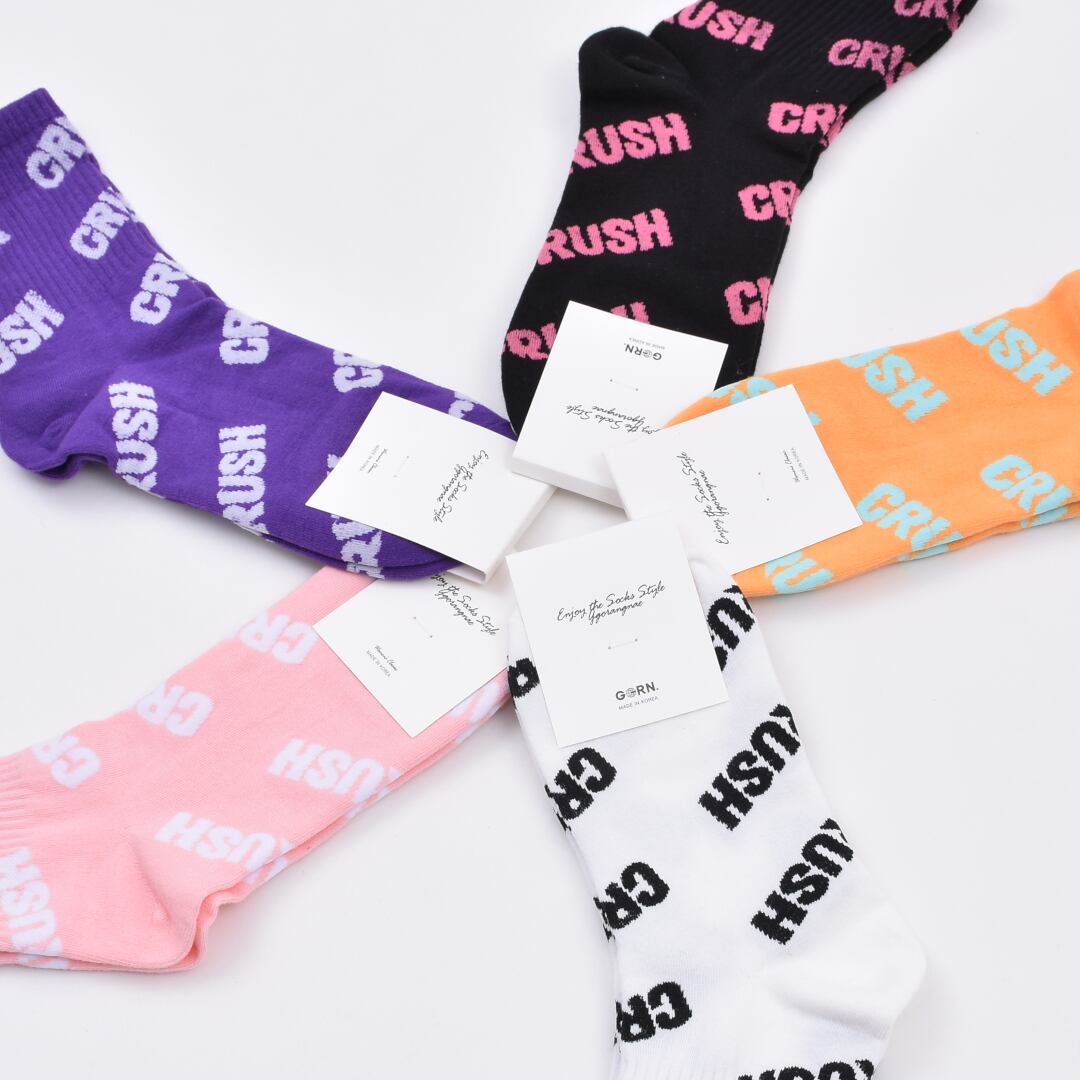 CRUSH 総柄ソックス | VOLCAN&APHRODITE