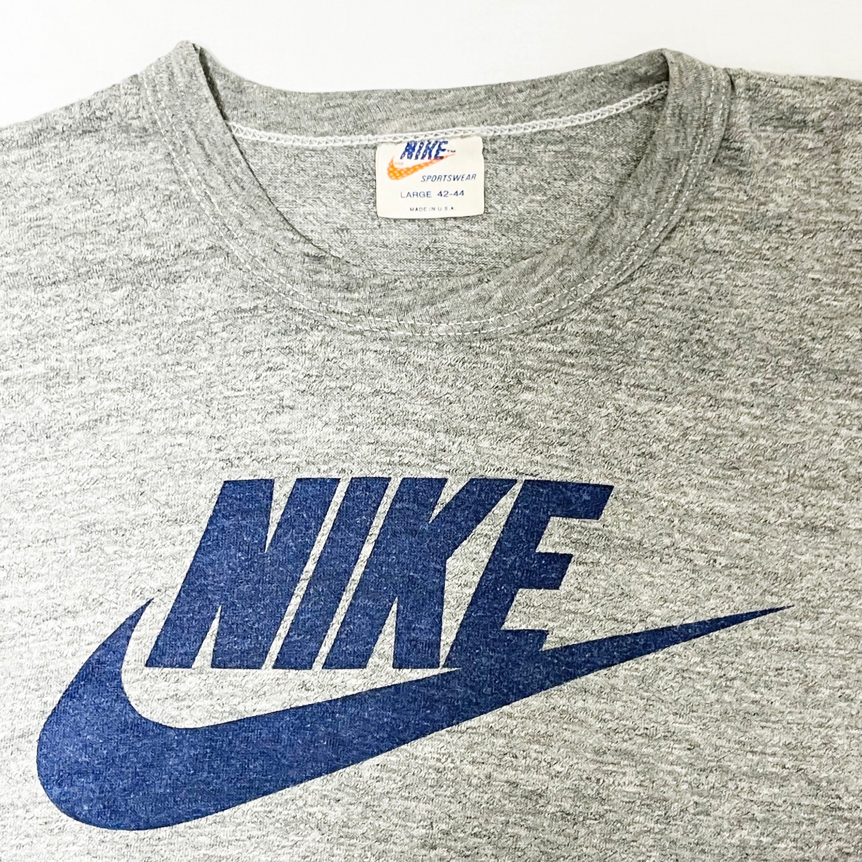 Vintage Nike Orange Tag Short Length T Shirt Made In USA | CORNER