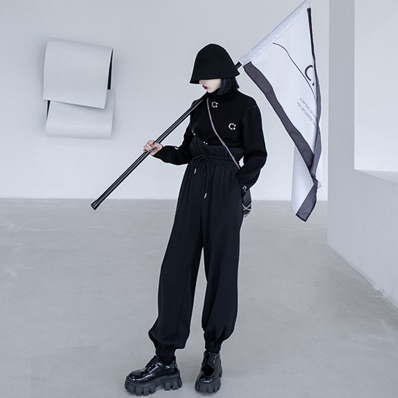モード系 大人 病み可愛い ハイウエスト パンツ ストリート系 Darkness 高見え 韓国ファッション オルチャン 10代 代 サブカル系専門店 Ladies Fashion Seasonz モード系 大人 病み可愛い ハイウエスト パンツ ストリート系 Darkness 高見え 韓国ファッション オルチャン 10代 代 サブカル系専門店 Ladies Fashion Seasonz