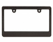 ムーンアイズ(MOONEYES) ナンバープレートフレーム バイク用 126cc以上 カーボンファイバールック プレーン＿NF-MG130CFPL-MON