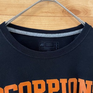 【Russell】ベースボールチーム Scorpions Baseball ロゴ プリント Tシャツ L ラッセル US古着