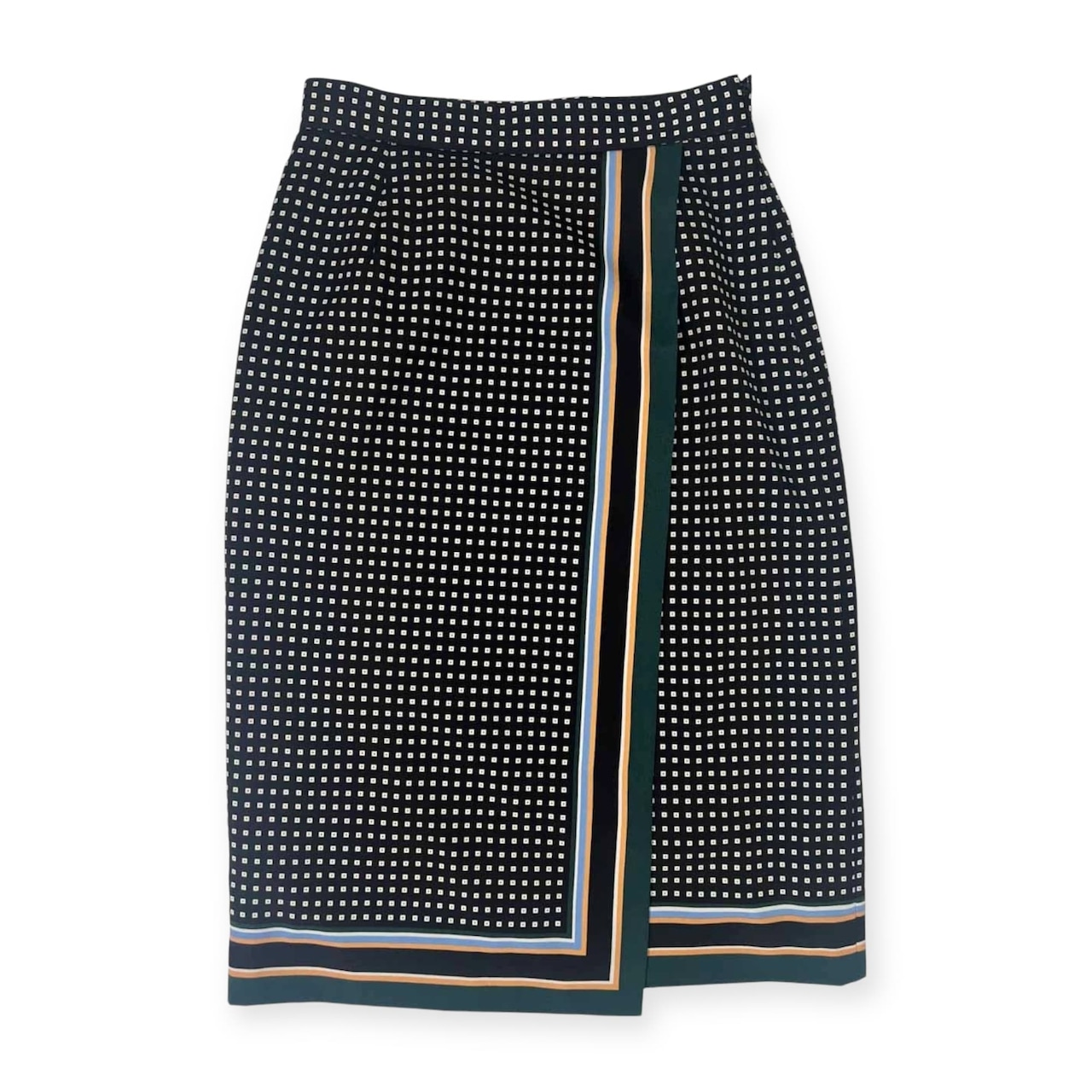 UNITED ARROWS ユナイテッドアローズ 総柄 巻き風 タイトスカート 36/レディース