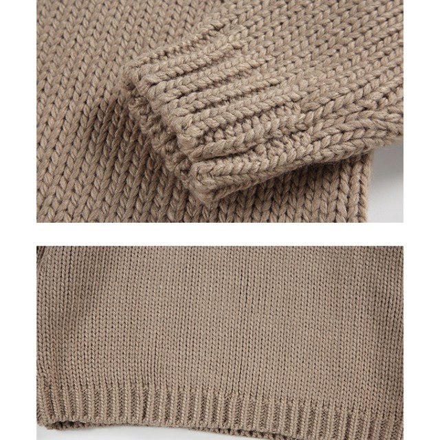 crew neck simple knit　クルーネックシンプルニット　J1570