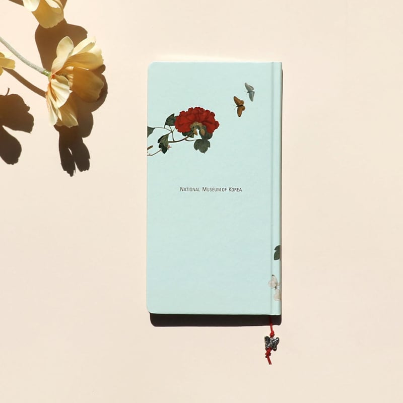 韓国伝統工芸】花と蝶 手帳 | dal pid