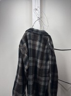 "Made In USA" 1950s McGregor Shadow Check Ombre Wool Shirts