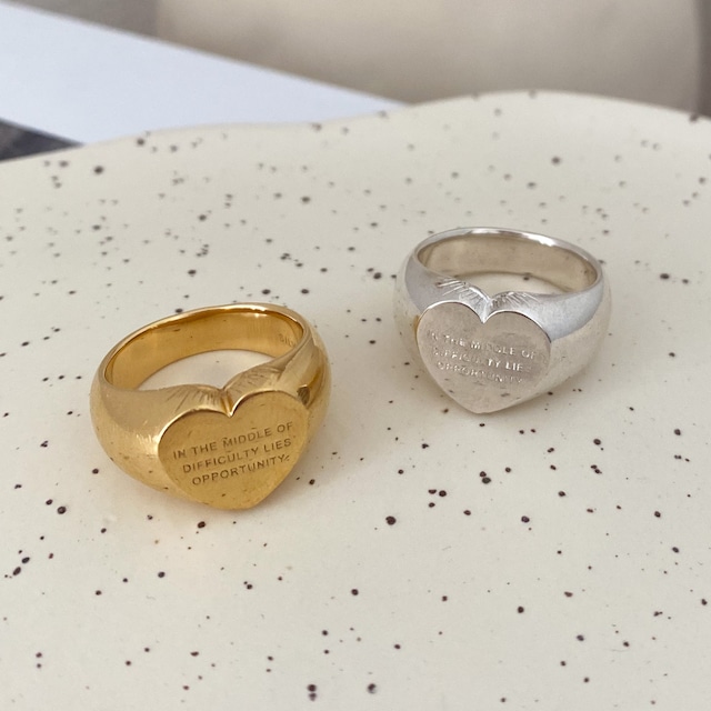 sun heart rings