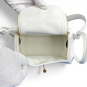 【HERMES】エルメス Lindy Mini "New White" Gold Hardware