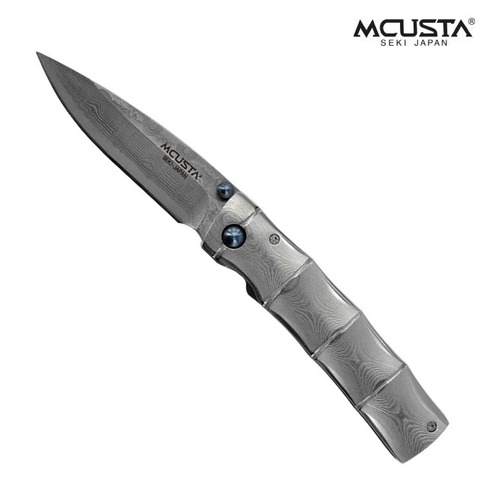ナイフ エムカスタ MCUSTA SHINRA 竹 ダマスカス鋼 MC-0033D 折りたたみナイフ 関刃物 国産 日本製