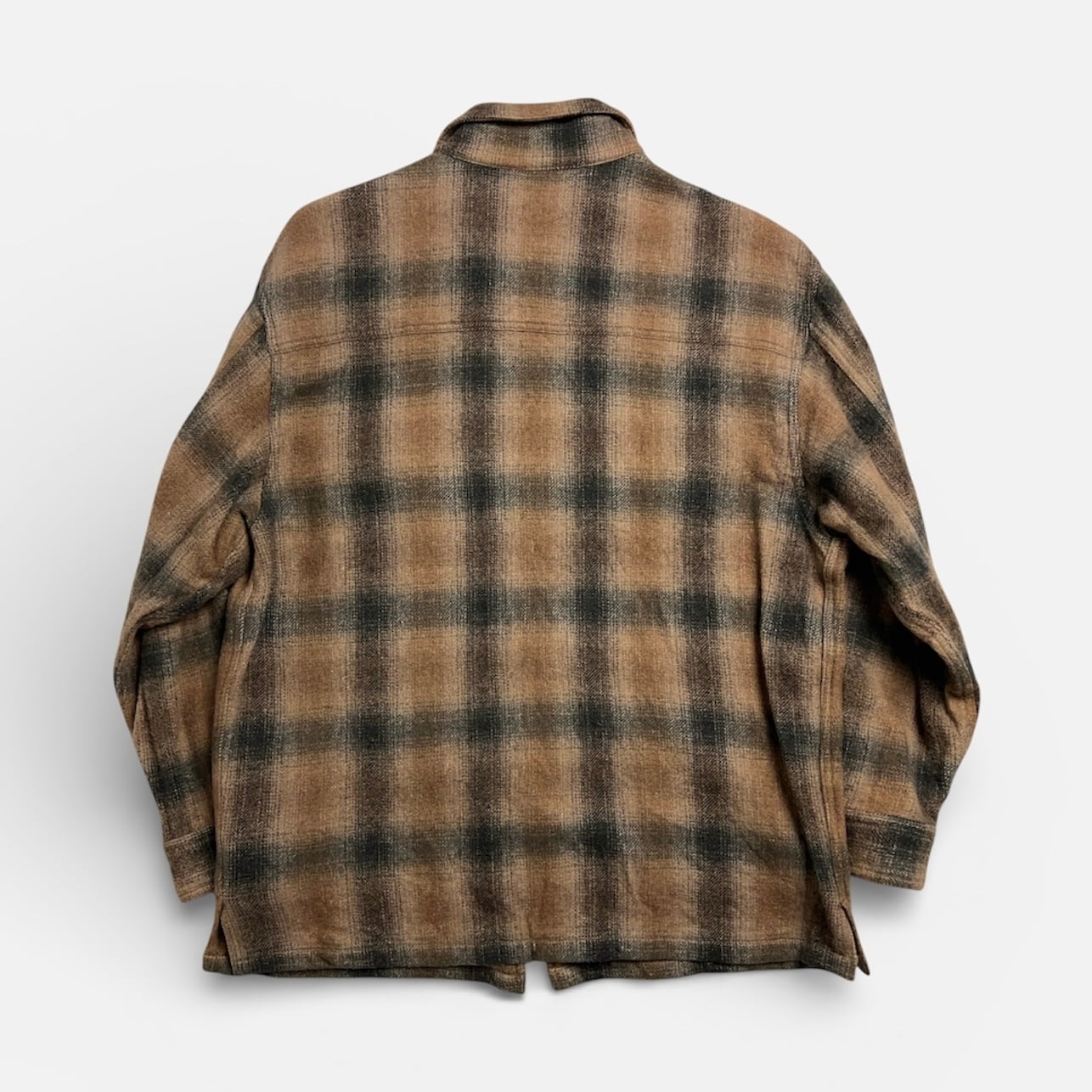 80's~90's UNIQLO Ombre Plaid Wool Jacket 80年代 90年代 ユニクロ