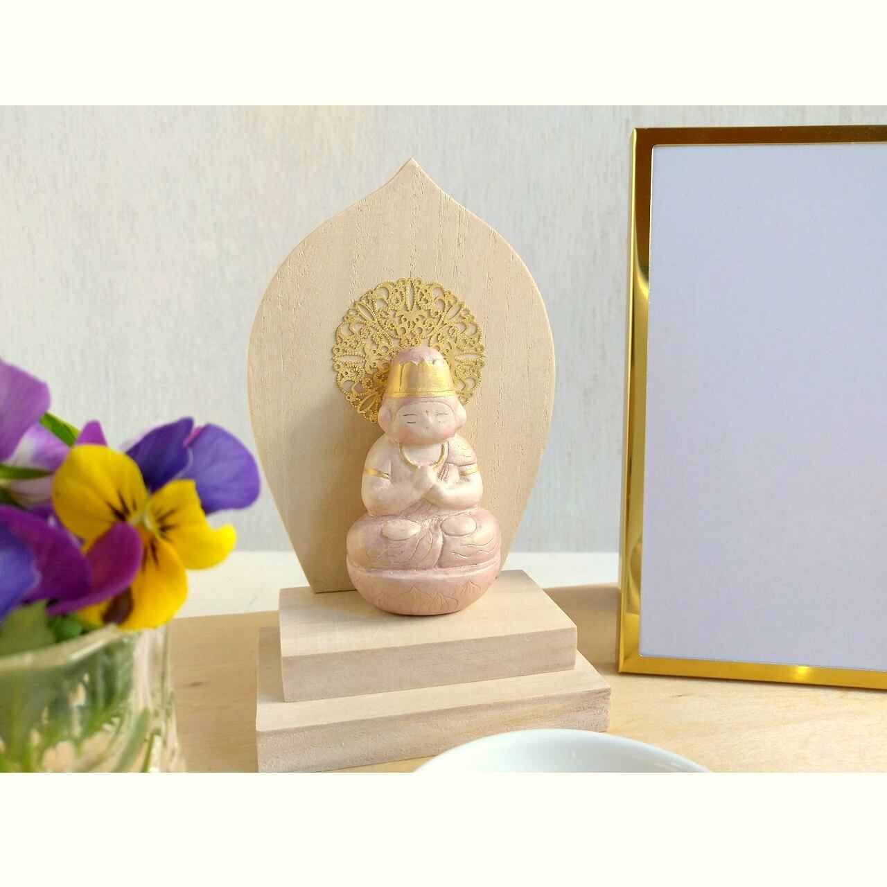 受注製作】ミニ仏壇 手元供養 ステージタイプ 大日如来 C-2 | 文鳥