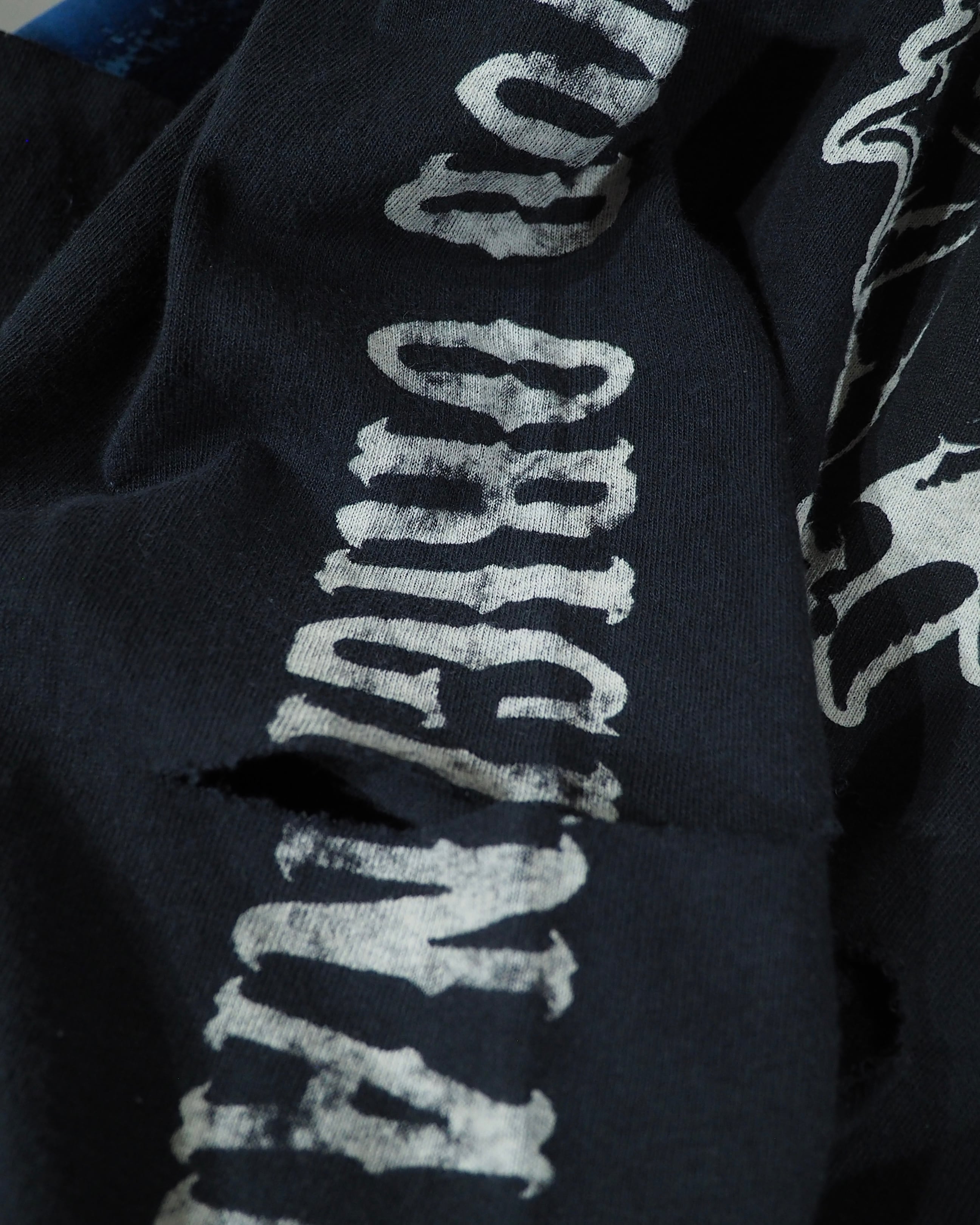 ” 循環 ” ” 死神 - Grim reaper ” Boro Circulation Re:make long sleeve Tee