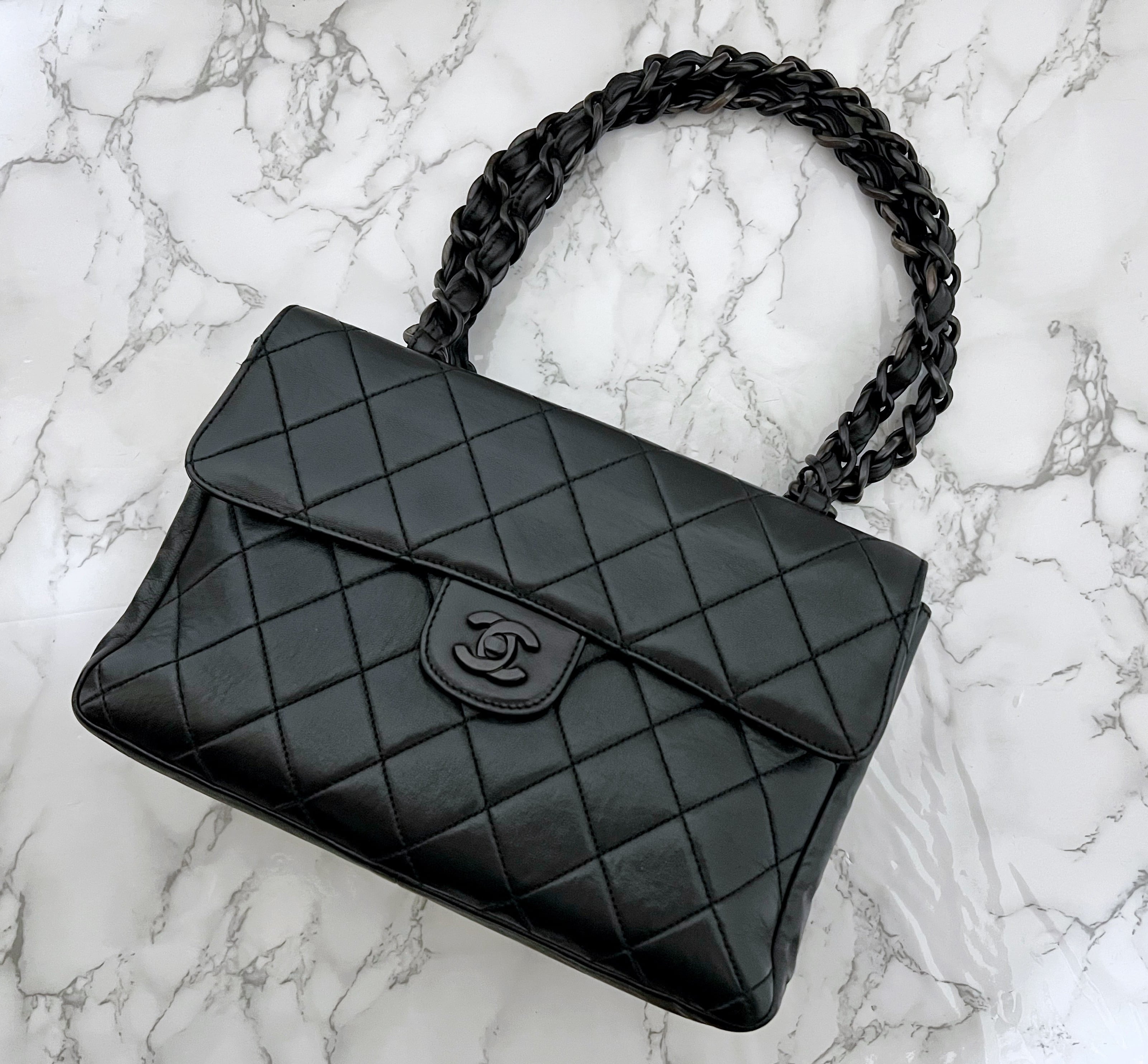 《一点物》CHANEL 化粧ケース ポーチ 小物入れ ベロア ターンロック