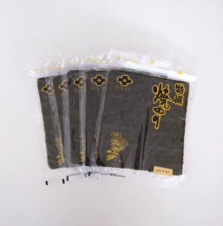 焼のり白菊(7枚入×5袋入) | 石井商店｜塩竃の海苔問屋｜焼のり 味付