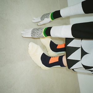 TRICOTÉ / melange gloves L