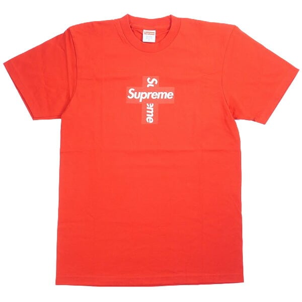 赤S Supreme Cross Box Logo Tee 新品