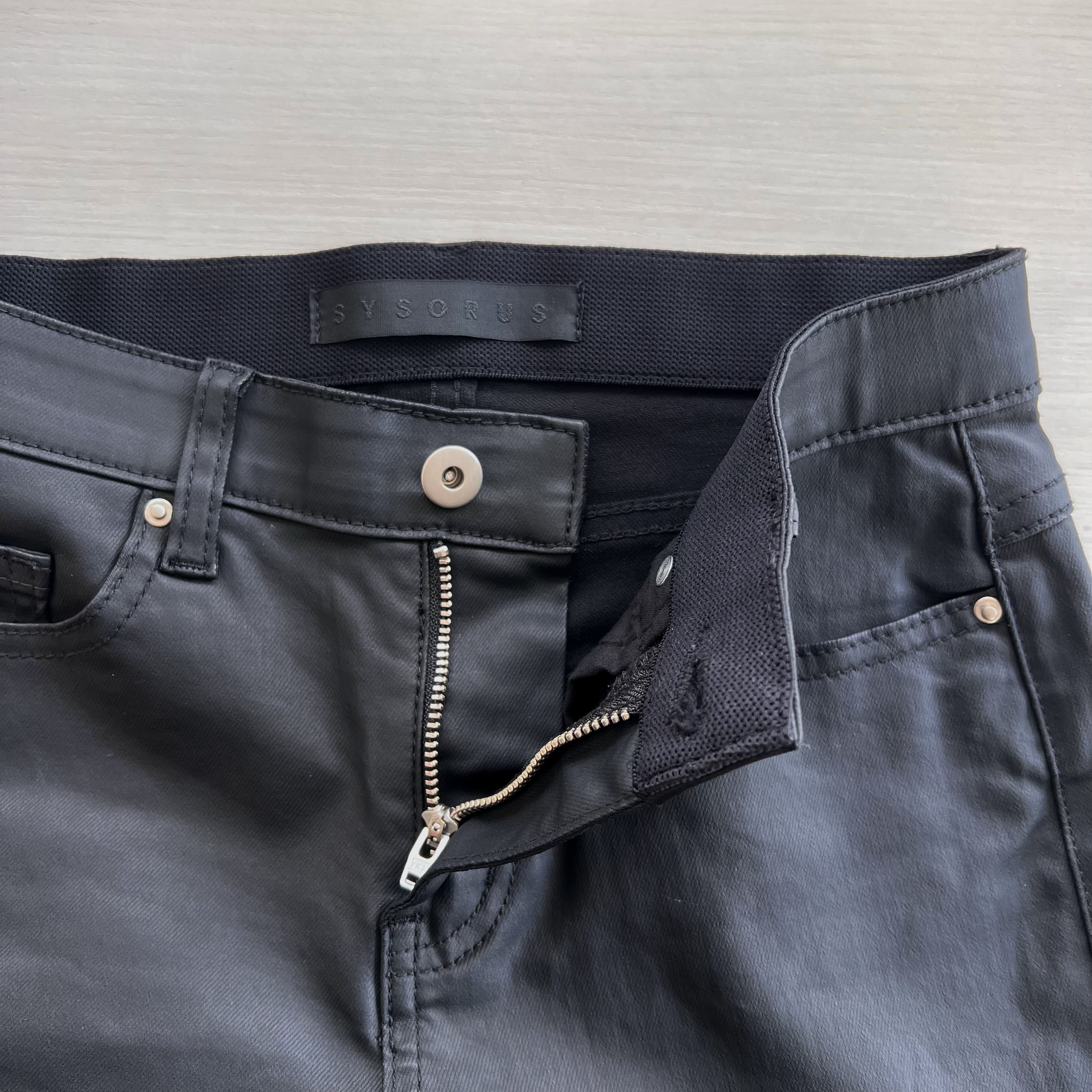 SYSORUS × akko3839 コーティングストレッチデニムパンツ WJ097 SYSORUS × akko3839 コーティングストレッチデニムパンツ WJ097