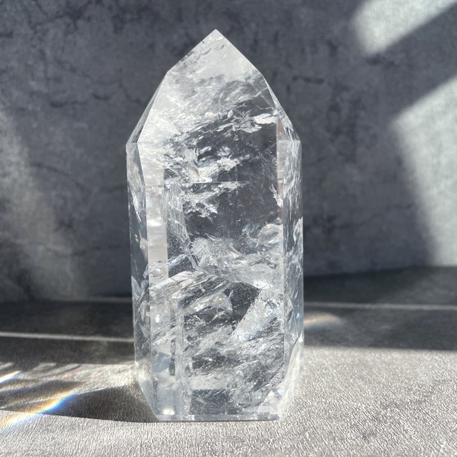 【高品質】ミナスジェライス産クリアクォーツ タワー10◇Clear Quartz◇ 天然石・鉱石・パワーストーン