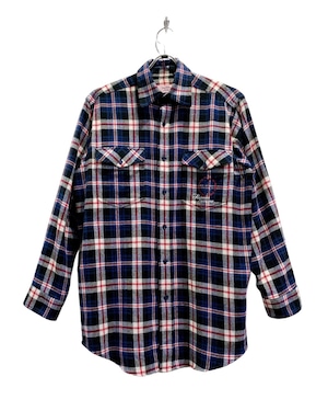 MARTINE ROSE / FLANNEL CHECK OVERSHIRT