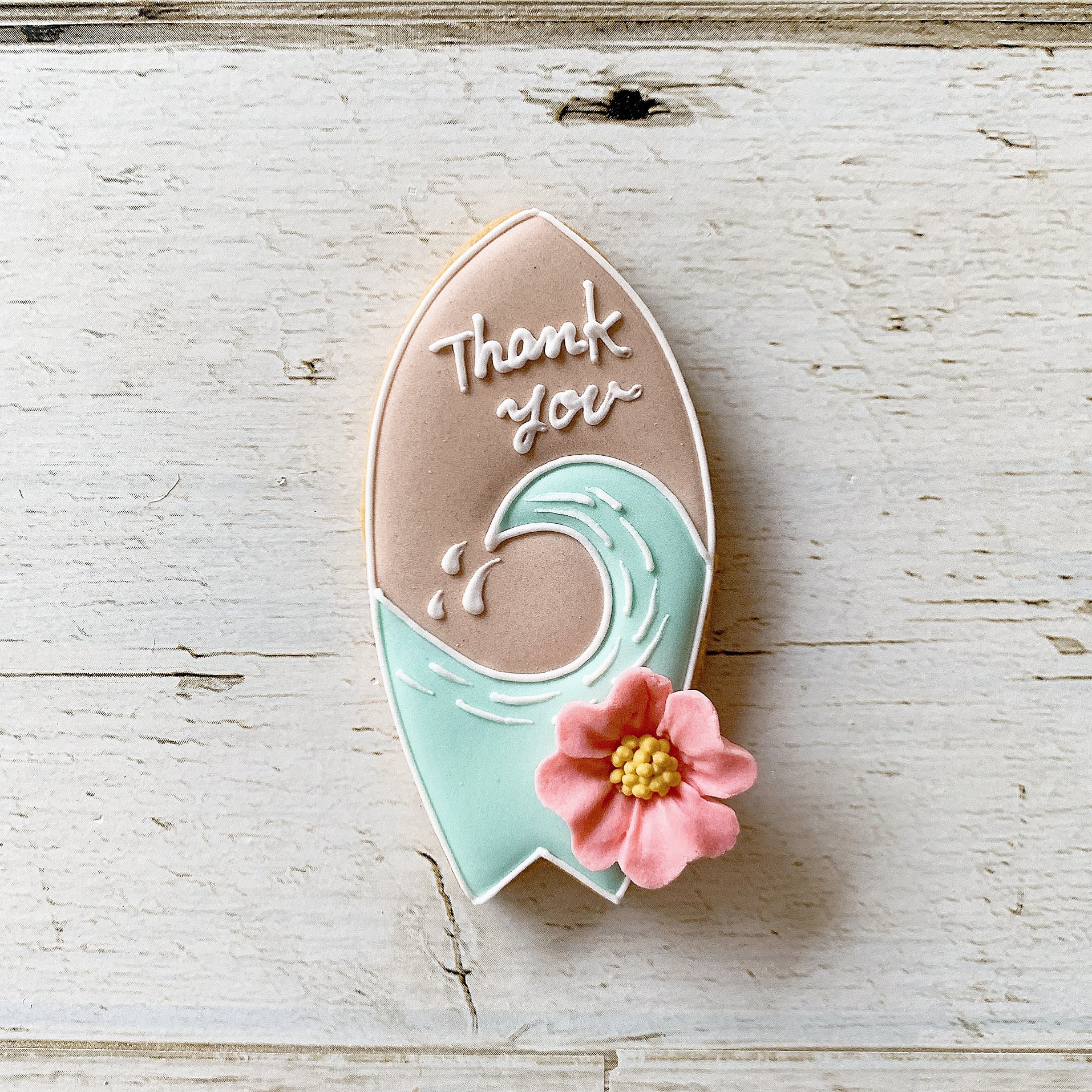 トロピカル Thank you アイシングクッキー （10個セット