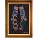 男女兼用　アイヌ　AINU HOS SOCK  ホシ ソック　靴下ソックス　花柄　ユニセックス　グリーン　green　迷彩　アーミー　カーキ
