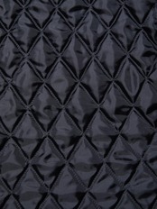 Denim Quilting Shirt Jacket - Black -