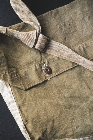 40's "FRENCH ARMY" Linen Bread Bag