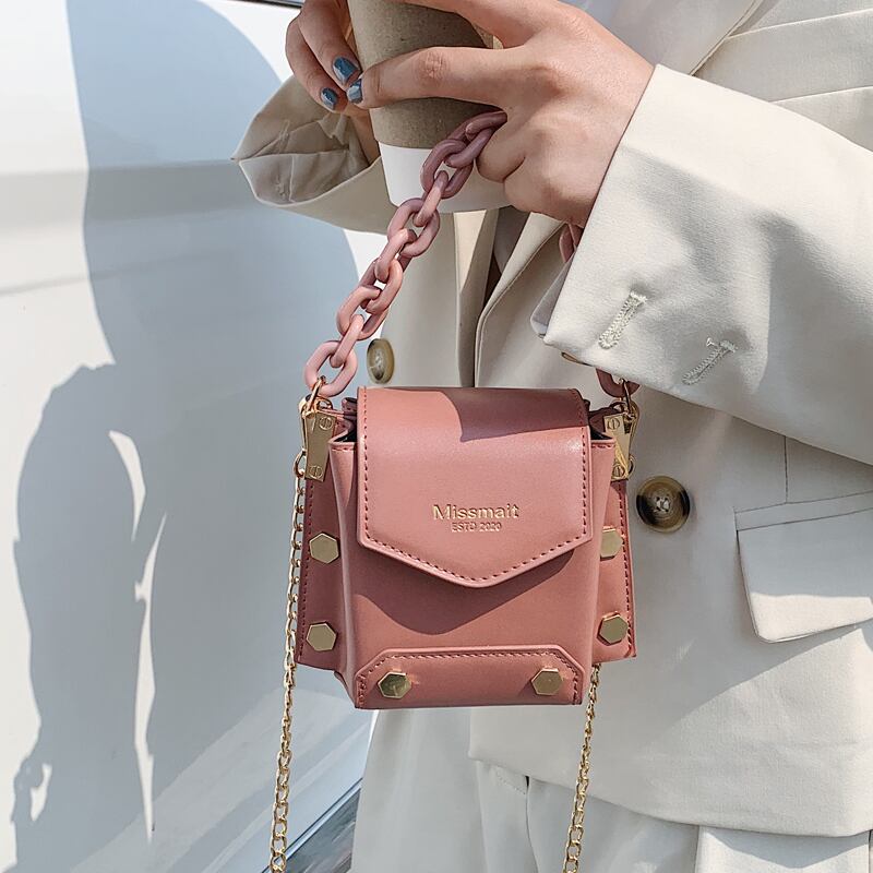 insオールマッチミニバッグレディースバッグ2020人気の新しい流行のファッションネットレッドメッセンジャーバッグチェーンハンドバッグ 手作りハンドバック17923370688