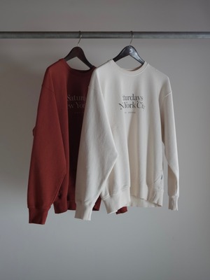 Saturdays NYC サタデーズ ニューヨークシティー【 Bowery Miller Standard Crew Sweat shirt 】