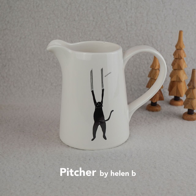 【Xmas Marché】黒猫のピッチャー by helen b【12/8月21時よりお買い物できます】