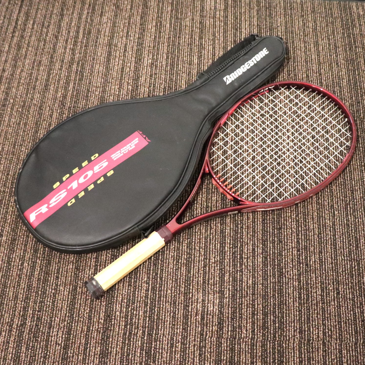 ブリヂストン・硬式テニスラケット・RS105・No.200926-180・梱包サイズ ...