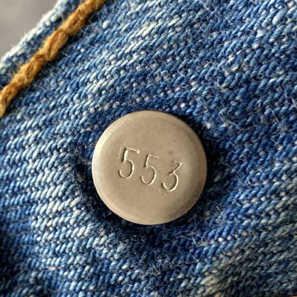 W34 L34】90's US.Levis 501 リーバイス サンベニート工場(553) ボタン